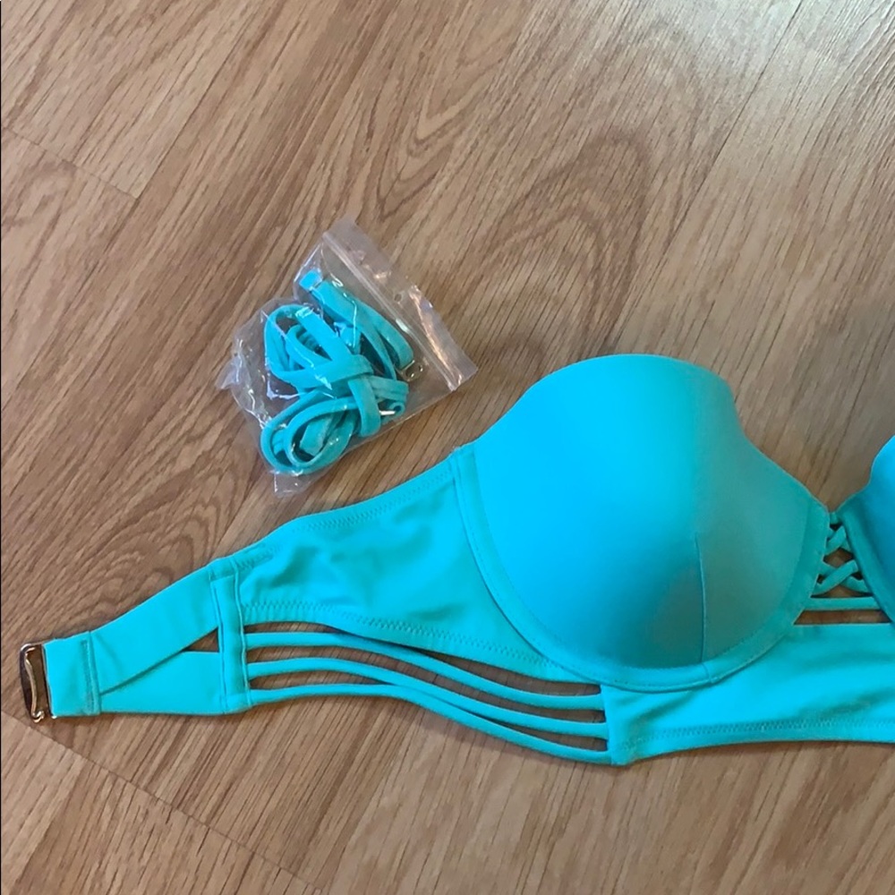 NWOT Victoria Secret Strapless Bikini Top - Picture 3 of 4